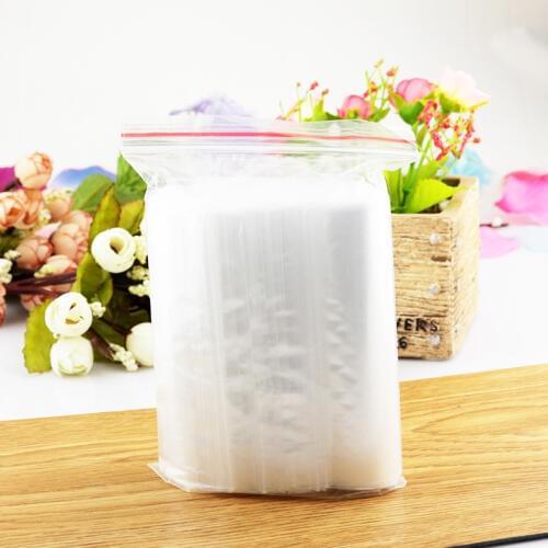 500pcs/lot Clear Plastic Bags 10x15cm Small Ziplock Zip Zipped Lock Reclosable Poly Bag Jewelry Accessories Gift Packaging Bags