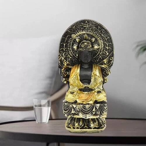 Guan Yin Buddha Statue Collectibles Figurines Meditation Spiritual Yoga