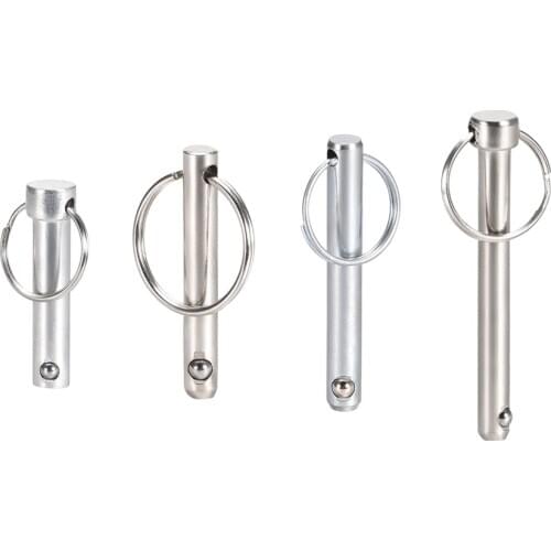 Uxcell 2Pcs Quick Release Pin 6x45-59mm 8x45/50/55/60/63/70/72mm 10x45-83mm Marine Hardware for Boat Bimini Top Deck Hinge