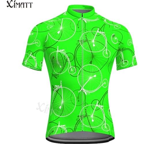 New Summer King Eight Green Cool Breathable Mens Cycling Uniform Enduro Bicycle Mtb Bmx Road Bike Necessary Jersey Stretchy