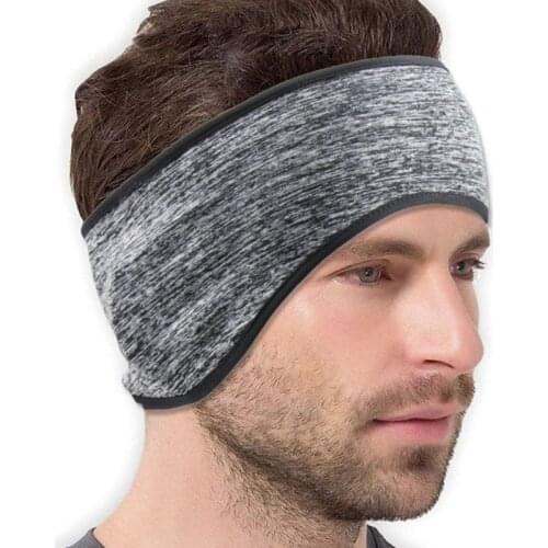 Unisex Winter Ear Warmer Cover Headband Faux Fleece Lined Cold Weather Earmuffs Hairband Cycling Sports Therml Turban