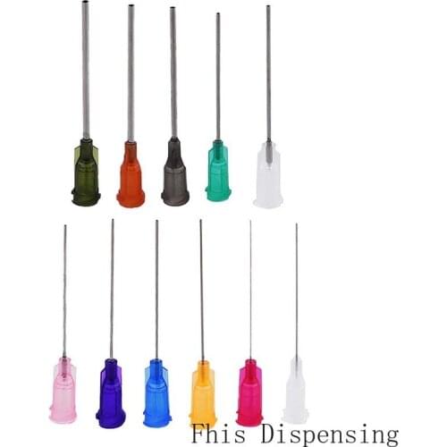 Wholesale 10000PCS 14G-25G 1.5 Inch(38.1mm) Tubing Length Precision Blunt S.S Dispensing Tips with PP Safety Lock Hub