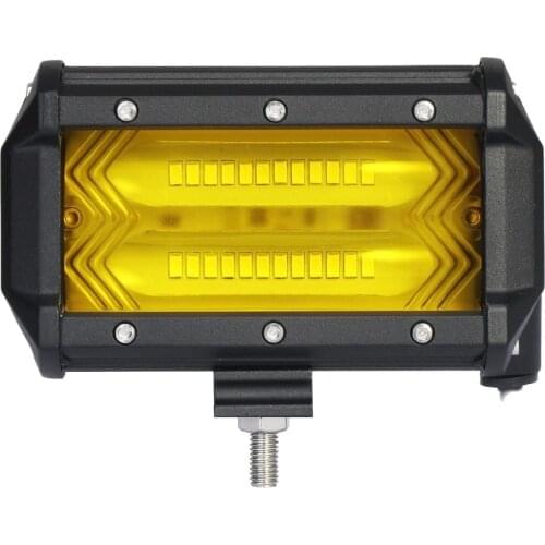 2 pieces 5.5" 24W high power IP67 waterproof 3000K 6500K 10-30V DC offroad car led work light yellow 12v 24v