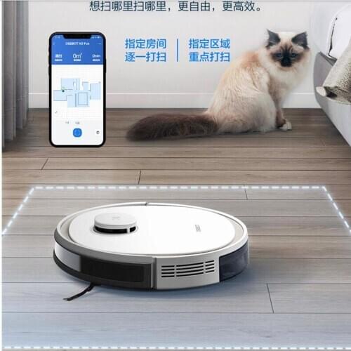2020 ECOVACS DEEBOT OZMO T8 MAX With Innovative Auto-Empty Station Sweeping and Mopping Robot Vacuum Cleaner APP Remote Control