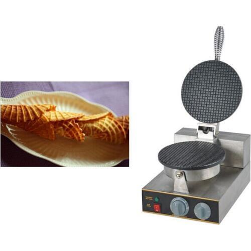 220V Electric Non-stick Single Head ice cream waffle cone baker//waffle maker Ice Cream Cone Maker /CONE SHAPE WAFFLE BAKER