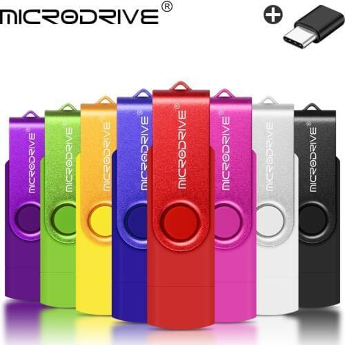 3in1 OTG pen drive Micro usb TPYE-C flash usb 16GB 32GB 64GB 128gb Usb Flash Drive memory stick Pendrive for Android TypeC phone