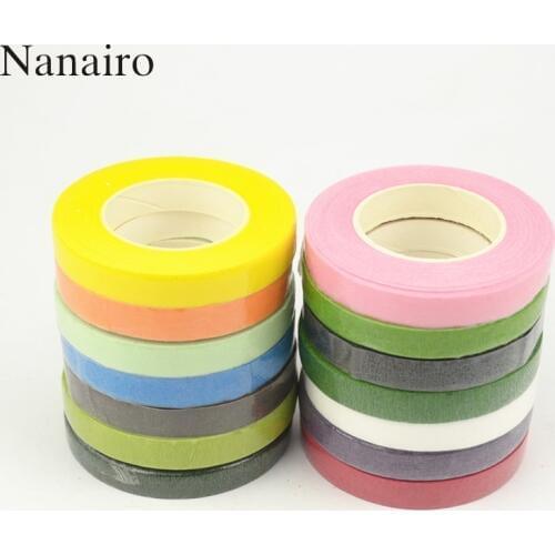 30Meter Paper Garland Glue Tape Artificial Flower Fixed For Wedding party Decoration DIY Wreath Flores Garland Supplies Tape