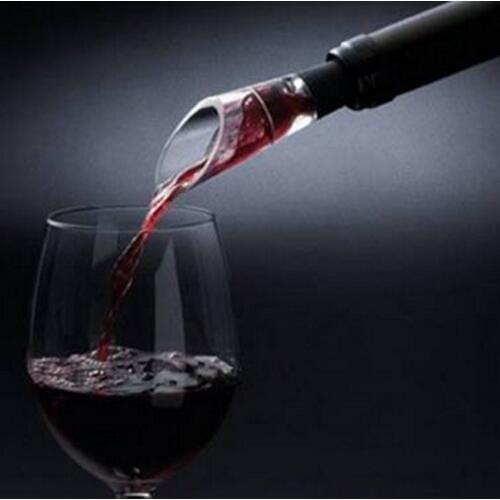 Quick Decanter White Red Wine Bottle Drop Stop Top Stopper Dumping Funnel Aerator Pourer S