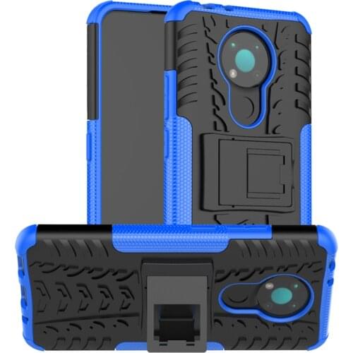 Cover For Nokia 3.4 Case Rubber Bumper Dual Layer Anti-knock Armor PC Back Cover For Nokia 3.4 Case For Nokia 3.4 Case 6.39 inch