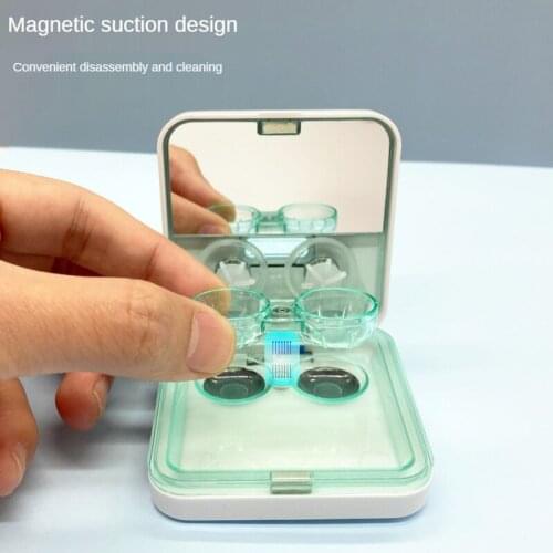 CLEARONE Contact Lens Cleaning Case Special Accessories Magnetic cleaning tank lens container