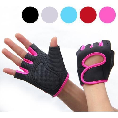 Kids Childrens Outdoor Sports Half Finger Gloves for Boys & Girls Anti Slip Bike Bicycle Cycling Skate Riding Fitness Training