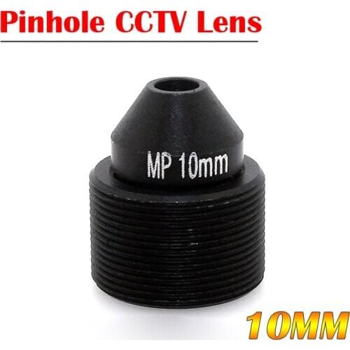 HD 10mm pinhole Lens mount M12*P0.5 Aperture F1.6 1/2.7" Image Format cctv Lens for CCTV Security Camera