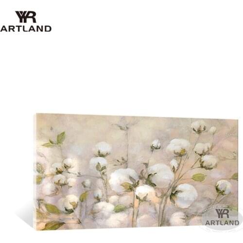 One piece Pure Hand drawn acrylic oil painting on canvas cotton landscape wall art pictures for living room sofa bedroom