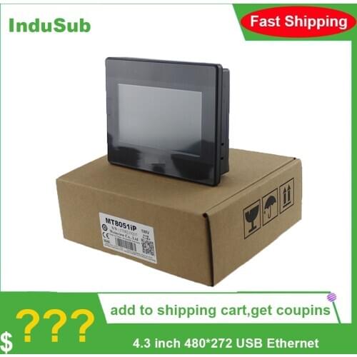MT6051iP MT8051iP HMI Touch Screen 4.3 inch 480*272 USB Ethernet new Human Machine Interface display