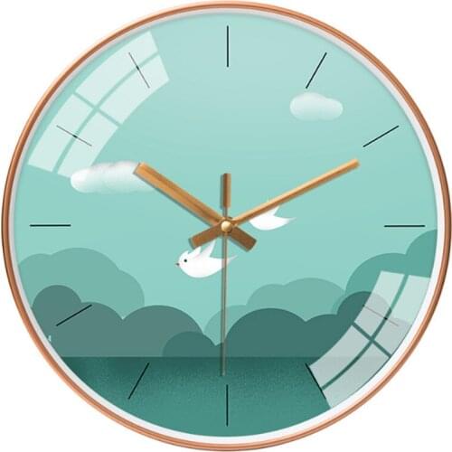 New Wall Clock Large Size Luxury Silent Movement Clocks Rounds Precise Sweep Wall Clocks Modern Design For Home Decoration