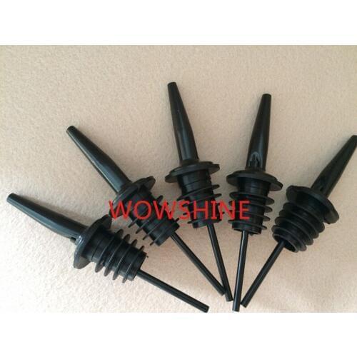 NEW! Black wine pourer classic wine pourer food grade not many in stock 50pcs/lot bottle pourer