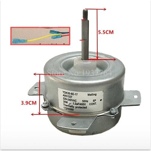 Good work for Fan air conditioner motor YDK28-6D-8 YDK30-6E-17 A951527