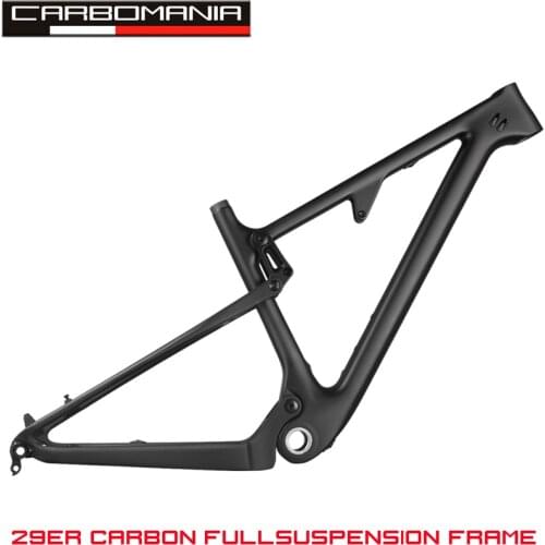 Full Carbon Suspension Bike Frame 29er MTB Thru AXle BOOST Carbon Fiber Suspension Mountain Bikes XC 100mm Travel Bicycle Frame