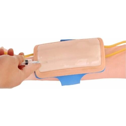 Forearm venous puncture skin model Injection infusion practice module with blood vessels