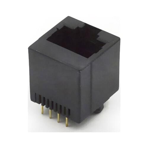 RJ45 Connector Network Socket 8P8C Communication PCB Network Interface Vertical Without Ears