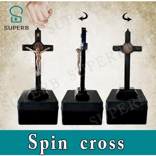 Escape game prop spin cross prop room escape adventure game spin decorative spin cross to unlock from Amazing device rotate prop