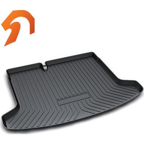 Rubber Rear Trunk Cover Cargo Liner Trunk Tray Floor Mats For NISSAN KICKS 2016-2018 Carpet Liner Mats