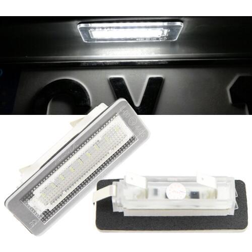 Led Number License Plate Light For Mercedes Benz Smart Fortwo Carossblade Cabriolet Coupe W450 W451 W453