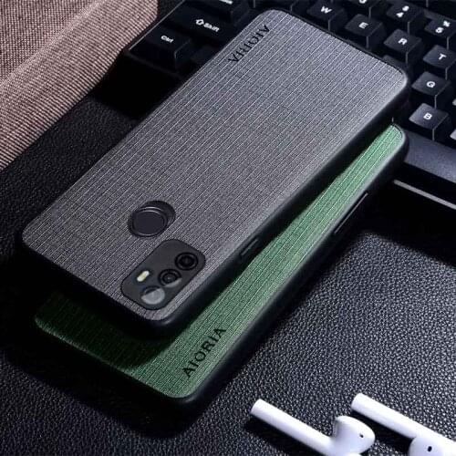 Fabric Texture Case for Oppo A53 A32 Simple Concise Style Soft Back Cover Coque for Oppo A53 Case funda cape