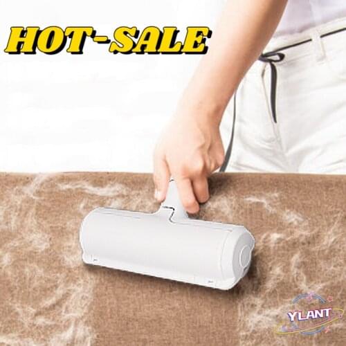 YLANT 2-Way Pet Hair Remover Roller Removing Dog Cat Hair From Furniture Self-cleaning Lint Pet Hair Remover One Hand Operate