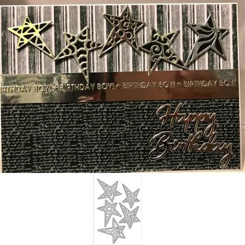 Stars Craft Dies Metal Cutting Die Scrapbooking Stamps Embossing Paper Cards Template Punch Stencil DIY New Dies for 2020