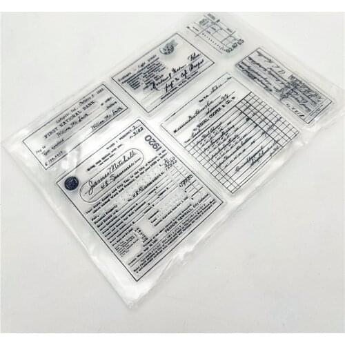 11x16CM Advertising Transparent Seal Clear Stamps Silicone Seal Roller Stamps DIY Scrapbook Album / Card Christmas Wedding