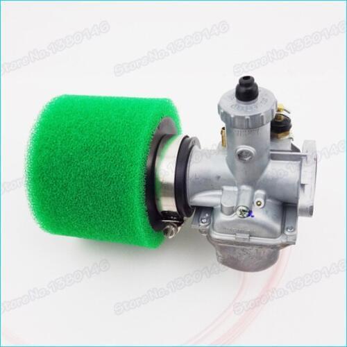 26mm Mikuni Carburetor Carb & Green 38mm Foam Air Filter For Lifan YX Thumpstar YCF 125cc Pit Dirt Bike Atv Motocross