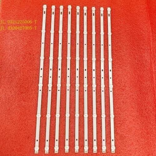 30pcs/lot LED backlight strip For 32” LED TV S412L32H 32L 301C18 HV320WHB-N80 JL.D321225006-T JL.d320427005-T DLED32SLT 3X6