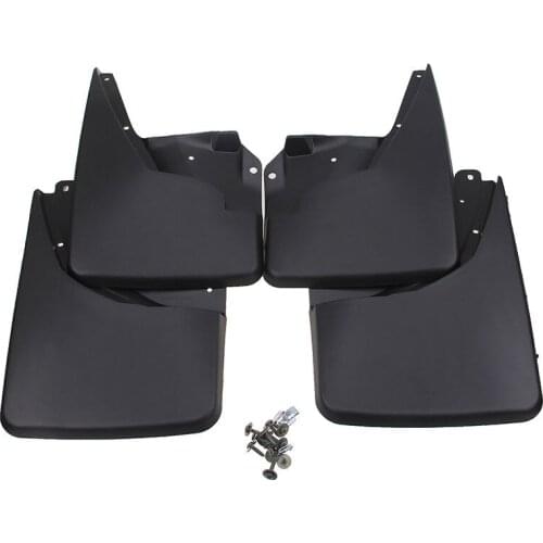 Car-styling 4pc Mud Flaps Splash Guards Front Rear Mudguards Fit for 06-15 Hummer H3 SUV Offroad paralama