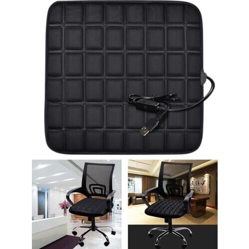 5V Winter Car Heating Cushion Polyester Fiber Fast Heating Seat Heater Car Interior Products Car Accessories