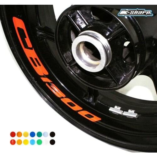 8 X CUSTOM INNER RIM DECALS WHEEL Reflective STICKERS STRIPES FIT HONDA CB 1300