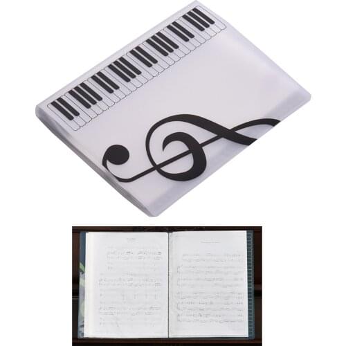 A4 Size Music Folder Music Score Paper Sheet Note Document File Organizer Folder Holder Case 40 Pockets