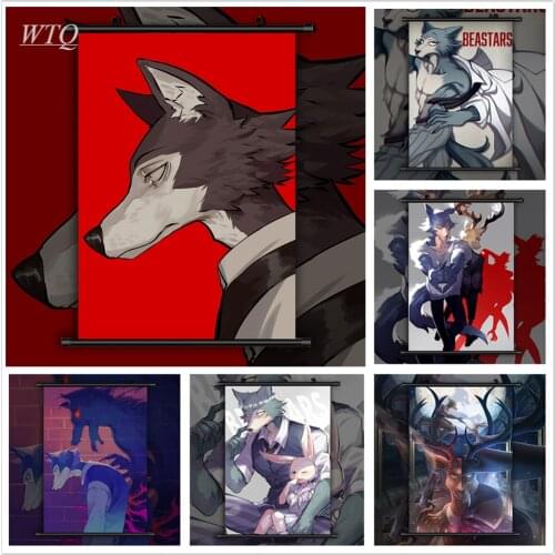 BEASTARS Legosi Anime Retro Poster Anime Posters Canvas Painting Wall Decor Wall Art Picture for Living Room Decor Home Decor