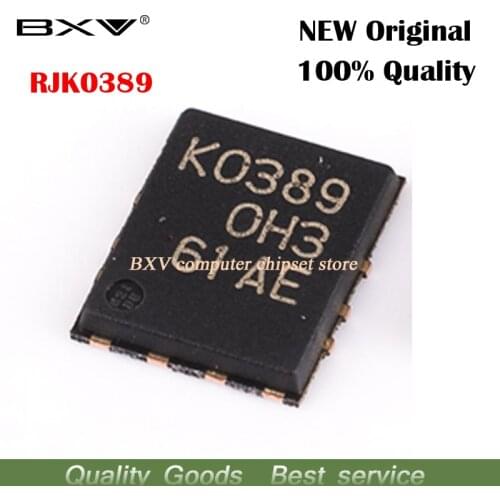 Free shipping 5pcs RJK0389DPA RJK0389 K0389 MOSFET QFN-8 original authentic