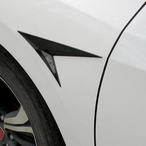 Car Blade Side Label for Honda Civic 2016 2017 2018 2019 2020 Fender Side Wing Decoration Sticker Accessories Carsytling