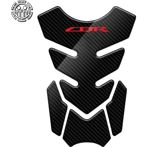 CBR Sticker Motorcycle Tank Pad Protector Decal Stickers Case for Honda CBR 400 600 900 1000 RR 1100XX Tankpad 3D Carbon Look