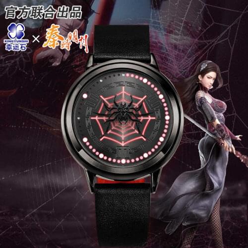 The Legend of Qin LED Watch Waterproof Comics Role Watch Anime Character Spider New Arrival Action Figure Gift