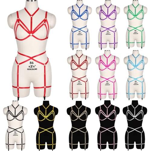 Erotic Lingerie Body Stocking Belt Punk Goth Rave Wear Sword Belt Garter Suspenders Sexy Womens Underwear Harness Fashion