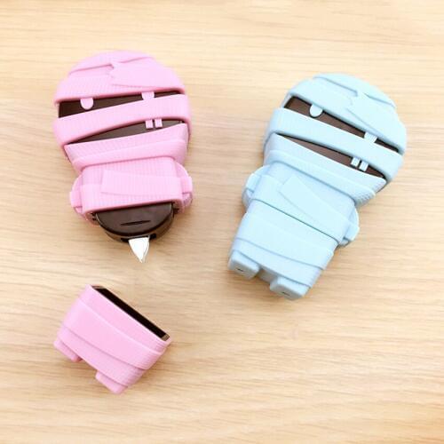 6m Kawaii Mummy Shape Correction Tape Students Pupils Stationery Office Supplies Wiping Writing Corrector Modified Tape