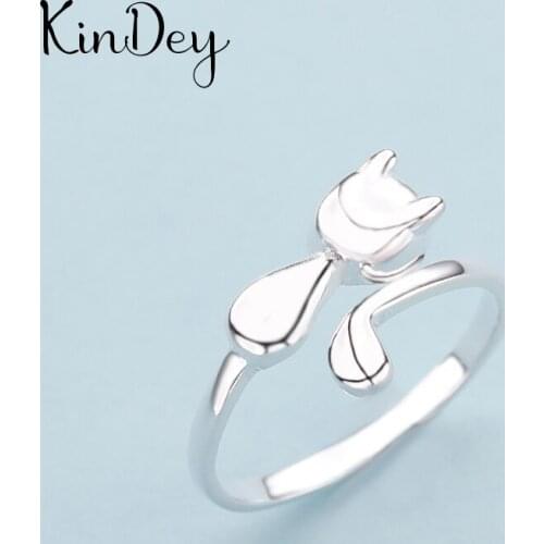 Summer Bohemian Ethnic Cat Ring For Women Female Fashion Finger Rings Korean Rings Girl Party Gift Gothic Jewelry