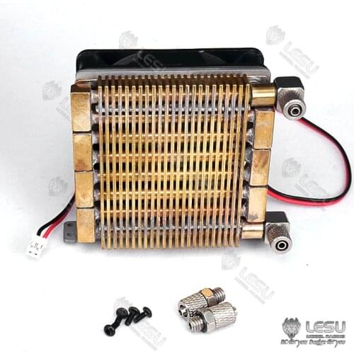 LESU Dumper Truck Radiator Cooling Apparatus Metal for 1/14 DIY Hydraulic System TH15858-SMT3