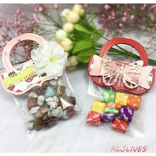 Cute Bag Topper Metal Cutting Dies Stencils for DIY Scrapbooking Stamp album Decorative Embossing DIY Paper Cards