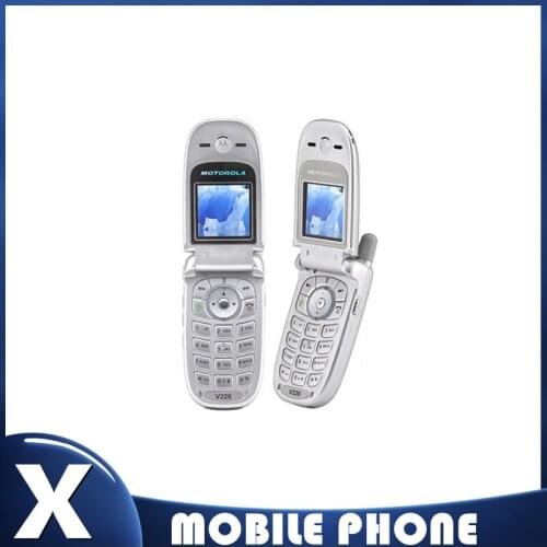 Motorola V220 Refurbished-Original Unlocked Cheap Old Used Mobile Phone