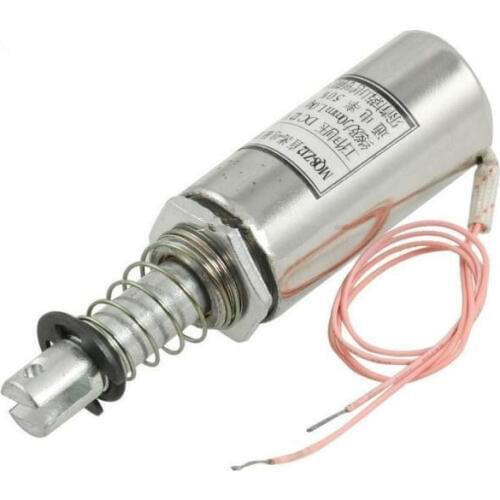 MQ8-Z12 DC 12V/24V Pull Type Linear Motion Tubular Solenoid Electromagnet 1Kg Force