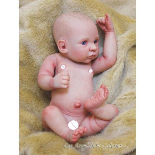 Kit reborn girl dolls Real soft Touch silicone reborn baby dolls for children gift Bathe Toy dolls Artists Work